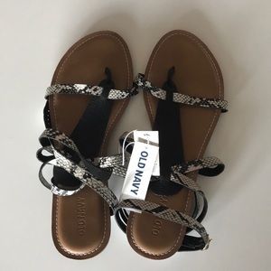 Snakeskin sandals